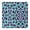 White-52, variant on Tablecloth Square Tribal Patterns Retro Style, Waterproof Vinyl, Elastic Edge, Backed for Indoor Outdoor Table 34-36