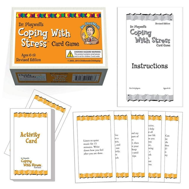 Juego de cartas para afrontar el estrés del Dr. Playwell