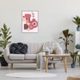 thumbnail image 2 of Stupell Industries Pink Abstract Flower Vase Botanical & Floral Painting Gray Framed Art Print Wall Art, 24 x 30, 2 of 8
