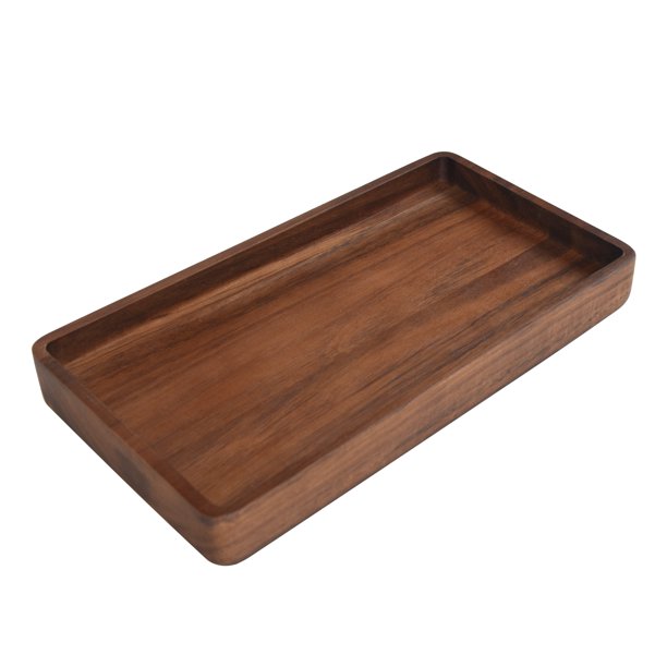 Better Homes & Gardens Acacia Wood Vanity Tray Organizer for