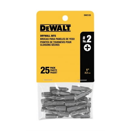 

DEWALT DW2125#2 Phillips Drywall Bit Tip 25-Pack