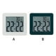 thumbnail image 2 of Billuyoard Reloj despertador LCD Digital para cocinar y hornear, termómetro para dormitorio, mesita de noche, cronómetro con batería de 24 Decoración del hogar Verde oscuro, 2 of 6