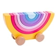 thumbnail image 1 of Bloques de construcción de madera CUTICAT coche de juguete apilable desarrollo, 1 of 8