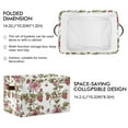 thumbnail image 2 of Ryvnso Strawberries Storage Basket Large Bin Foldable Boxes Toys Organizer 14.2x10.2x8.3in 1 PC, 2 of 8
