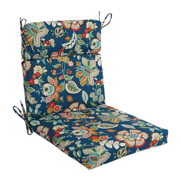 Blazing Needles 22-inch by 45-inch Polyester Patterned Outdoor Seat/ Back Chair Cushion