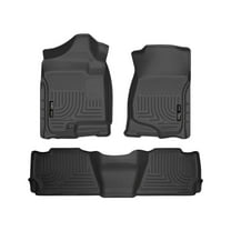 Husky Liners by RealTruck Weatherbeater Floor Mats Fits 2007-2014 Chevrolet Suburban 1500 & GMC Yukon XL1500; 2007-2013 Cadillac Escalade EXT & Chevrolet Avalanche Front & 2nd Row, 3-pc Black-98261