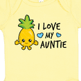 thumbnail image 4 of Inktastic I Love My Auntie with Pineapple Boys Baby Bodysuit, 4 of 5