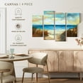 thumbnail image 4 of Elephant Stock Ocean Breeze Wall Art - Horizontal Multi Panel Canvas - Living Room Wall Decor - Beach Multi Panel - Turquoise And Blue Decor By Nan - 68" x 42", 4 of 4