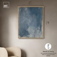 thumbnail image 4 of Blue Monolith Canvas Print Blue Abstract Art by Art Remedy, Gold Frame, 36 x 45, 4 of 6