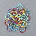 thumbnail image 3 of SHISUYAN 50Set Circular Metal Snaps for Binder Smooth Surface Silver Finish, 3 of 8