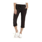 Eddie Bauer Women's Stretch Soft Cotton Blend Elastic Waistband Capri Pants