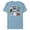 Ocean Blue, variant on Star Wars Chewbacca Princess Leia and Yoda Christmas Holiday - Short Sleeve Blended T-Shirt for Adults - Customized-Yellow