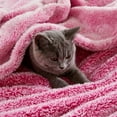 thumbnail image 6 of Exclusivo Mezcla Plush Fuzzy Large Fleece Throw Blanket (50" x 70", Mixed Hot Pink)- Soft, Warm and Lightweight, 6 of 8