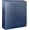 Blue, variant on Oversized 1 Inch D-Ring 3 Ring Binder, Faux Leather, Coffee | Faux leather inside and out; fits 8.5 x 11 paper, sheet protectors, dividers, recipes, certificates, and files.