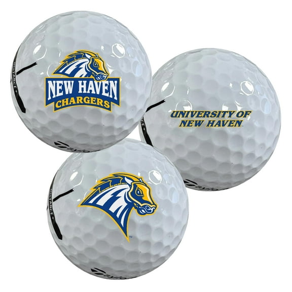 University of New Haven Chargers Logo Edition Taylormade Distance  Golf Balls 12-Pack (Dozen)