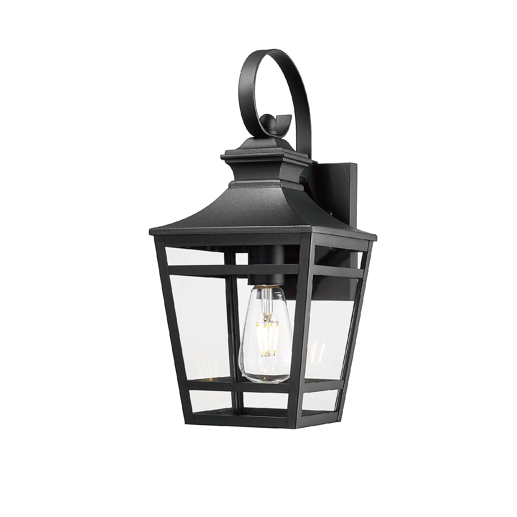 Outdoor Wall Lights, 16.5 Inch Large Waterproof Exterior Wall Lamp for House Patio Porch Garden Outdoor Lighting, Black