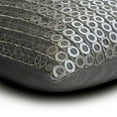 thumbnail image 2 of Throw Pillow Covers, Grey 20"x20" (50x50 cm) Throw Pillow Covers, Linen Silver Rings Throw Pillows For Couch, Dotted Pattern Modern Style - Rings And Things, 2 of 3