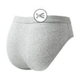 thumbnail image 5 of LYMAYTER Men's Underwear Breathable Comfortsoft Briefs Moisture-Wicking NO Fly Briefs L-3XL, 5 of 9