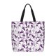 thumbnail image 1 of Fotbe Violets Flowers Bolsa Tote con Estampado para Mujer, Bolsos con Cremallera, Bolsa de Hombro Casual de Gran Capacidad con Bolsillos Internos, 1 of 7