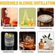 thumbnail image 5 of Alambique doble refrigerado de 13 galones de acero inoxidable con tubo de cobre, termómetro incorporado, 3 ollas multiuso para whisky y brandy casero, 5 of 7
