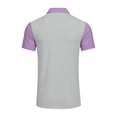 thumbnail image 6 of Trgacdwlo Color Block Mens Polo Shirt Lightweight Quick Dry Men Short Sleeve Shirt Summer Athletic Gym Mens Golf Polo Shirt Gray XXL, 6 of 8