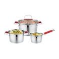 thumbnail image 1 of Bogner Batería De Cocina Acero Inoxidable 6 Piezas BCPS06SS, 1 of 9