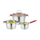 thumbnail image 1 of Bogner Batería De Cocina Acero Inoxidable 6 Piezas BCPS06SS, 1 of 9