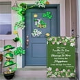 thumbnail image 5 of St Patricks Day Garden Flag 12×18 Inch Double Sided Happy St Patrick's Day Yard Garden Flags for Outside Shamrock Lucky Irish Blessing Garden Flag Outdoor House Holiday Decorations, 5 of 8