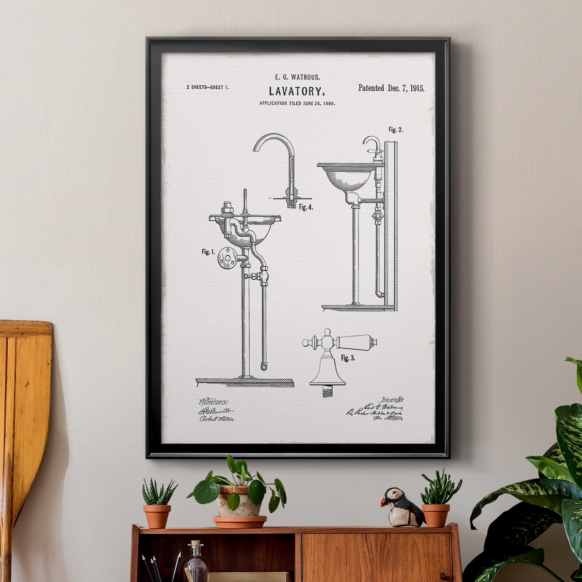 Vintage Sink II Premium Classic Framed Print - Ready to Hang