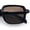 Black - Brown, variant on Retro Vintage Vibe Mid Temple Horn Rim Hipster Fashion Sunglasses All Black