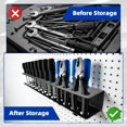 thumbnail image 5 of 2 Pack Screwdriver Organizer Wall Mounted – Heavy Duty Rustproof Tool Organizer with Durable Design, Space-Saving Storage for Garage, Workshop, Home Workbench, 5 of 7