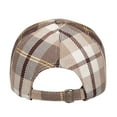 thumbnail image 5 of Baseball Cap Fashion Men Women British Plaid Printed Baseball Caps Duck Tongue Caps Sun Hats Baseball Hat Coffee One Size, 5 of 5