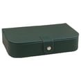 thumbnail image 4 of Estuche de almacenamiento de joyas, caja de viaje portátil para pulseras, collares y anillos. Verde, 4 of 9