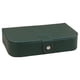 thumbnail image 4 of Estuche de almacenamiento de joyas, caja de viaje portátil para pulseras, collares y anillos. Verde, 4 of 9