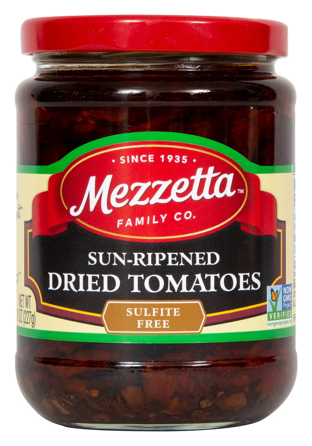 (2 pack) Mezzetta Sun-Ripened Dried Tomatoes Sulfite Free, 8 oz Jar