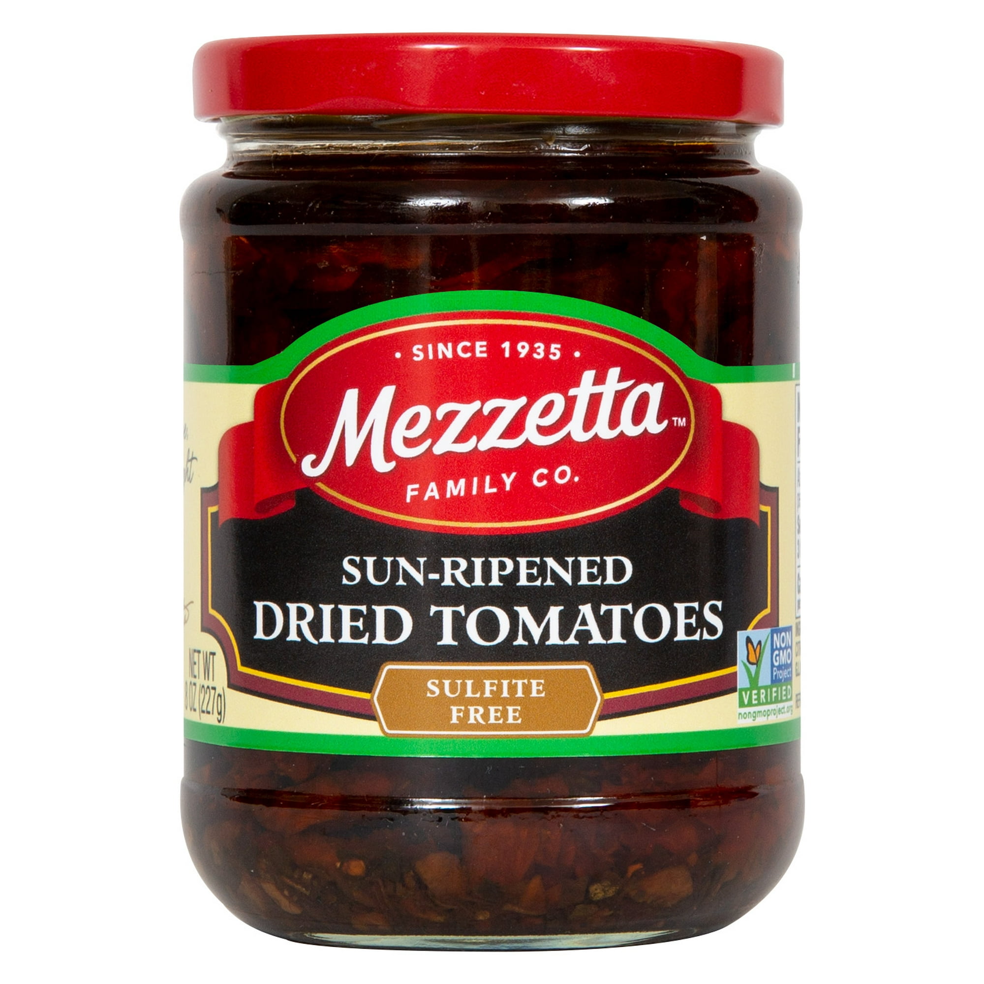 Mezzetta Sun-Ripened Dried Tomatoes Sulfite Free, 8 oz Jar