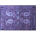 thumbnail image 1 of Ahgly Company Indoor Rectangle Persian Blue Traditional Area Rugs, 8' x 10', 1 of 4