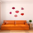 thumbnail image 1 of Danish Pastel Wall Decal Pastel Doodle Woman Lips Seamless Pattern Bedroom Wall Decal for Girls Cute Themed Room Décor - Size: 40 In x 28 In, 1 of 5