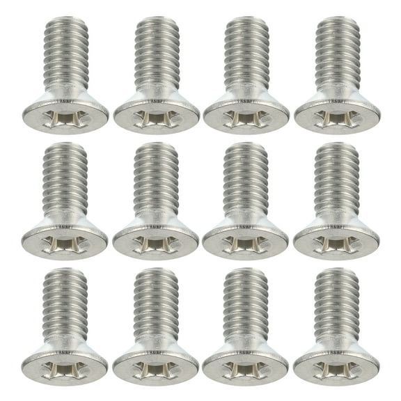 Unique Bargains 12pcs Brake Disc Rotor Screws Front Rear Retaining Hardware Bolts Kit 93600-06014-0H for Honda CRX