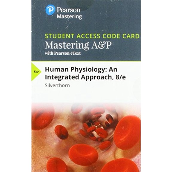 Pre-Owned Mastering A&P with Pearson eText -- Standalone Access Card -- for Human Physiology: An Integrated Approach (8th Edition) Paperback