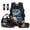 Blue Owl, variant on Bulopur Camo Hunting Fishing 17 Inch Backpack Set for Kids 9-12 Years Old, Funny Backpack with Lunch Box 5 Pcs Set Durable School Bag with Pencil Case & 2 Bookmarks for Middle School