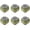 Leopard Green+Silver, variant on HDJNal 6Pcs Farmhouse Ceramic Cabinet Knobs, Drawer Pulls for Kitchen Cupboard Dresser Closet, Screws Included