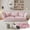 Pink, variant on 90.55" Modern Sectional Upholstered Sofa Cloud Couch,Convertible Deep Seat Chaise Lounge For Living Room,Apartment