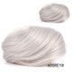 thumbnail image 2 of Moño desordenado Clip de pieza de cabello en extensiones de cabello de garra Peines sintéticos de co Abanopi Blanco, 2 of 7