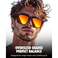 thumbnail image 2 of Moedor de Óculos de Sol oversized grinderPUNCH XL com Lentes Vermelhas Polarizadas, 2 of 9