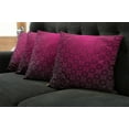 thumbnail image 2 of Ambesonne Damask Throw Pillow Cover 4 Pack, Medieval Style Stripes, 24", Magenta, 2 of 6