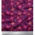 thumbnail image 1 of Soimoi Rayon Fabric Dot & Butterfly Print Fabric by The Yard 42 Inch Wide, 1 of 3