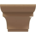 thumbnail image 2 of 5"W x 10"D x 5"H Wide New Brighton Rough Cedar Woodgrain TimberThane Corbel, Primed Tan, 2 of 6