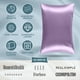 thumbnail image 4 of Juego de fundas de almohada de satén Bare Home lujo suaves transpirables cierre tipo sobre tamaño King 20 x 36 lavanda, 4 of 8