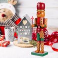 thumbnail image 3 of OUNONA 1Pc Holiday Nutcracker Decoration Gingerbread Man Figurine for Christmas Desktop and Home Decor, 3 of 8